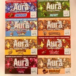 Aura Mushroom Chocolate Bars
